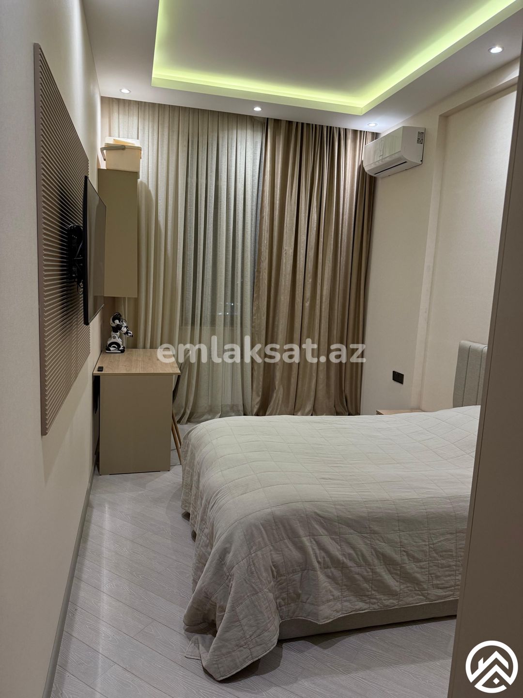 Kirayə (aylıq) 3 otaq yeni tikili 90 m², Elmlər akademiyası metrosu — Mənzil, Bakı (5)