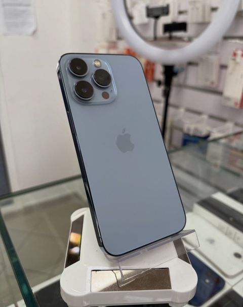 IPhone 13 Pro, 128 GB, Sierra Blue, Zəmanət, Simsiz şarj, Face ID — Bakı