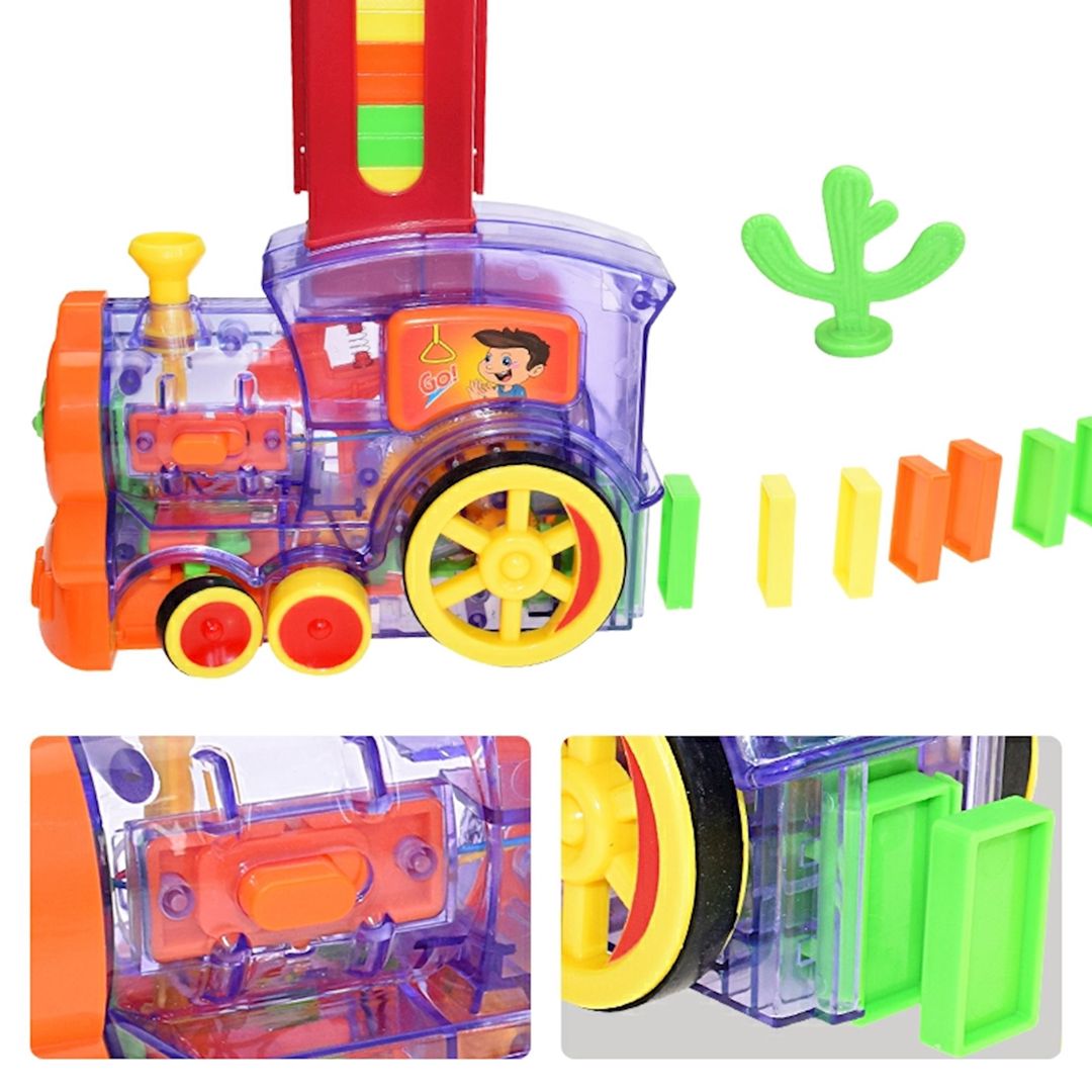 Domino qatar oyunu Electric Domino Train, səs və işıq effektləri ilə — Mallar, Bakı (2)