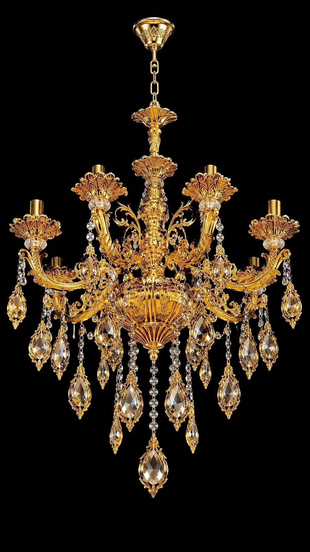 Çılçıraq, 10 və daha çox lampa, Metal — Tavan is?qlar? v? cilc?raqlar, Digah
