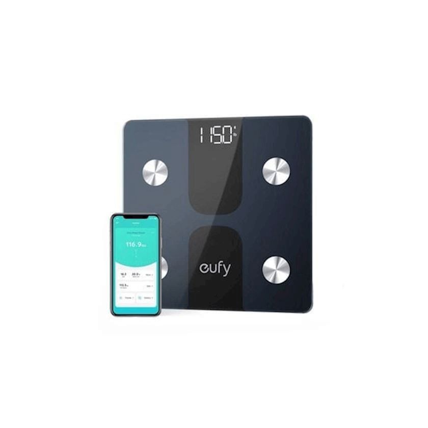 Tərəzi Anker Eufy Clean Smart Scale C1 B2B - Sa/kw/ae/sg/my/hk Black Iteration 5 T9146K15 — Tərəzi, Bakı