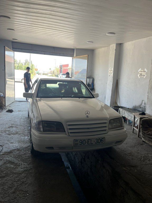 Mercedes C 180, 1.8 L, 1996 il, 351 285 km 90-EL-306 — Avtomobillər, Bakı (2)