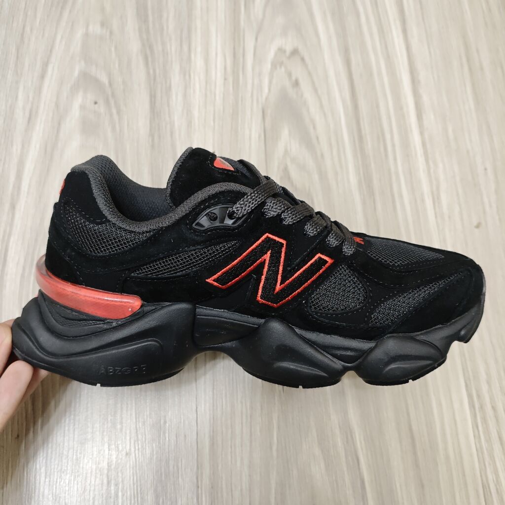 New Balance 9060 Black Red. Çox rahat komfortlu uzunömürlü gündəlik — Krossovkalar, Bakı (3)