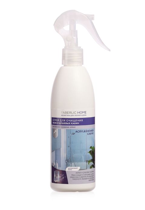 Akril, vanna və duş kabinlərinin təmizlənməsi üçün sprey Faberlic Home 300 ml — Bakı