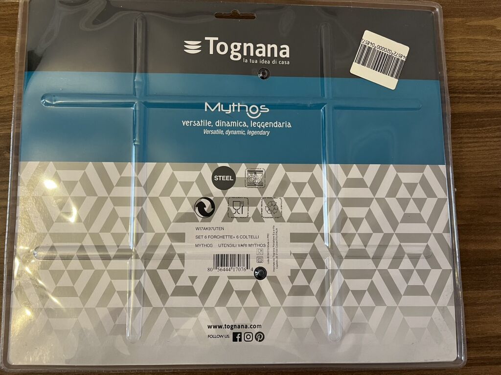 Tognana Mythos dəst – 12 parça süfrə bıçağı və çəngəl 2eded 75 azn — Qablar və mətbəx əşyaları, Sumqayıt (2)