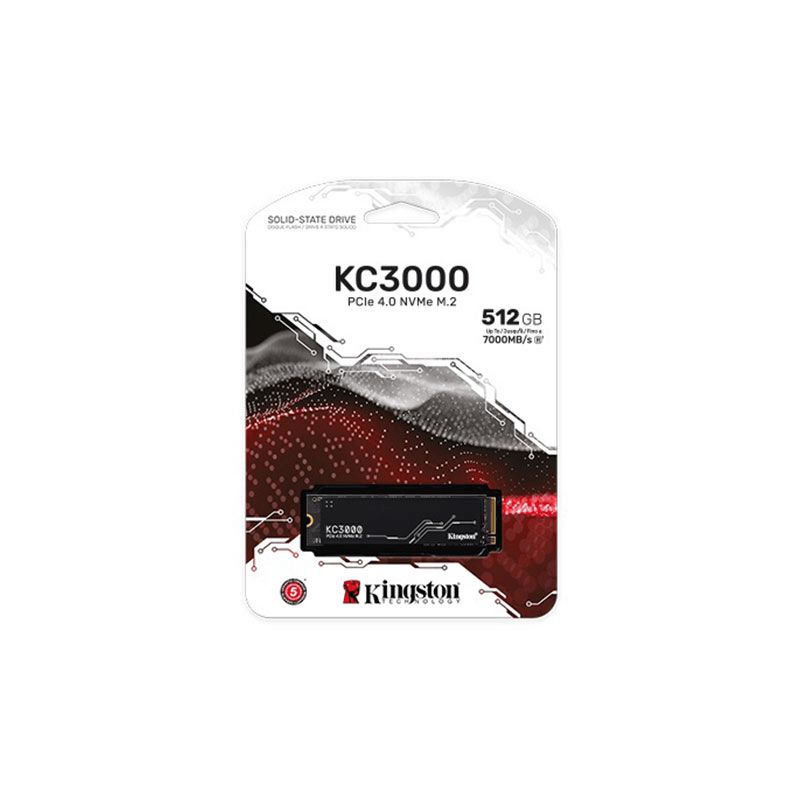 Kingston 512G KC3000 PCIe 4.0 NVMe M.2 SSD SKC3000S/512G — Sabit diskləri, Bakı (2)