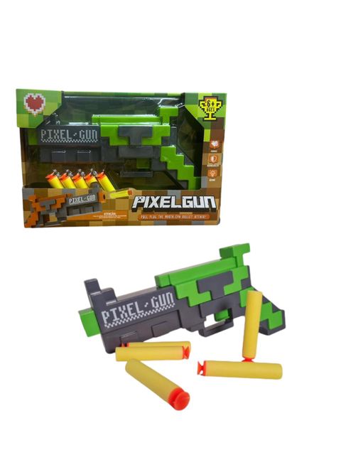 Blaster Pixelgun 828-1A, yaşıl/boz, 6+ yaş — Bakı
