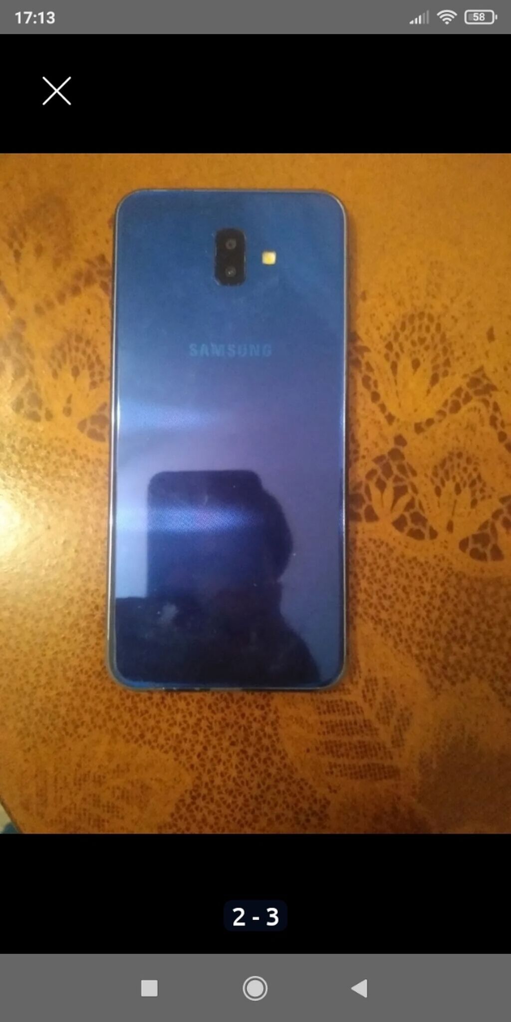 Samsung Galaxy J6 Plus, 32 GB, rəng - Mavi, Qırıq — Samsung, Digah (2)