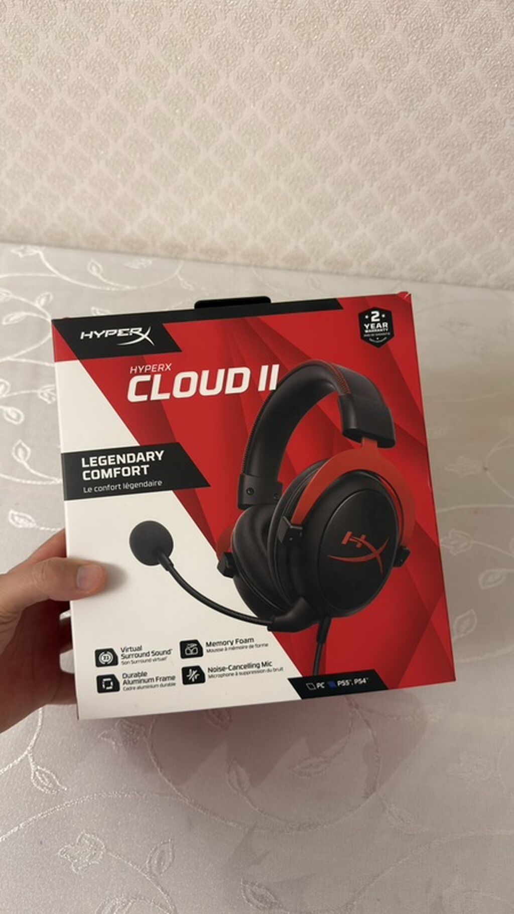 Cəmi 10 gün istifade edilib. HyperX Cloud 2 Orjinal Amerikadan — Səs texnikası, Bakı