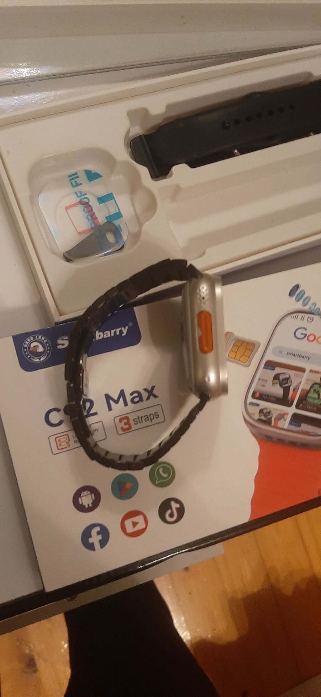 Smart barry C92 max problemi yoxdur kamerası işləyir tuktok youtuve — Ağıllı saatlar, Digah (4)