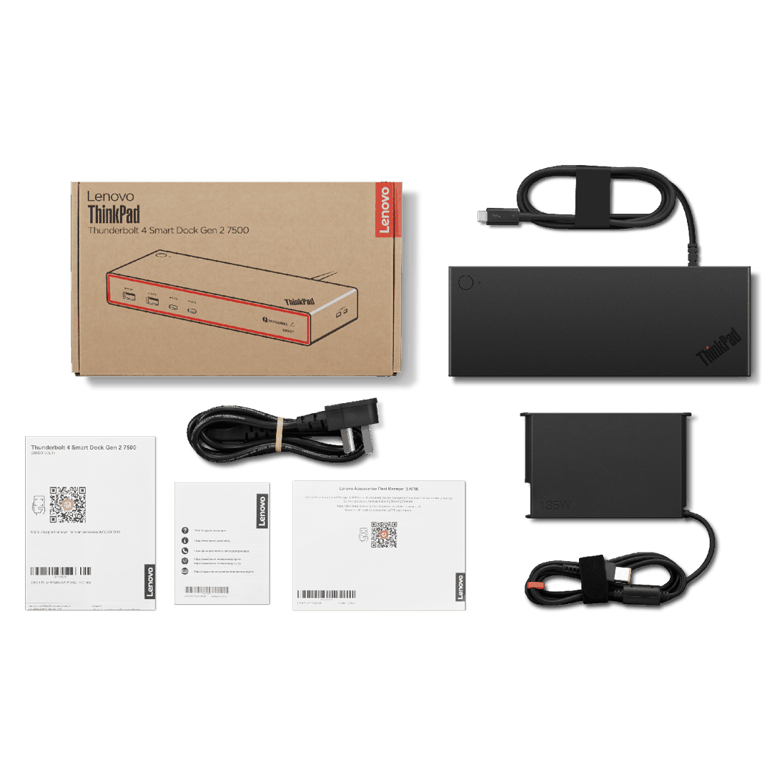Lenovo ThinkPad Thunderbolt 4 Smart Dock Gen2 7500 40BE013-5EU — Klaviaturalar və siçanlar, Bakı (8)