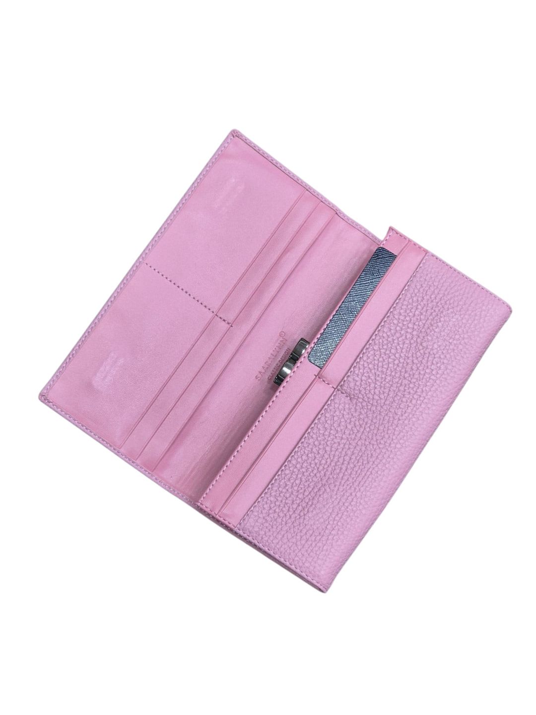 Qadınlar üçün pulqabı, poliuretan, bej, 19x9 sm, 8 kart bölməsi, Çin istehsalı - Saralyn_C-3707A_Rose — Mallar, Bakı (3)