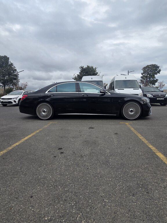 Mercedes S 500, 4.7 L, 2013 il, 170 000 km 10-OH-909 — Avtomobillər, Bakı (2)