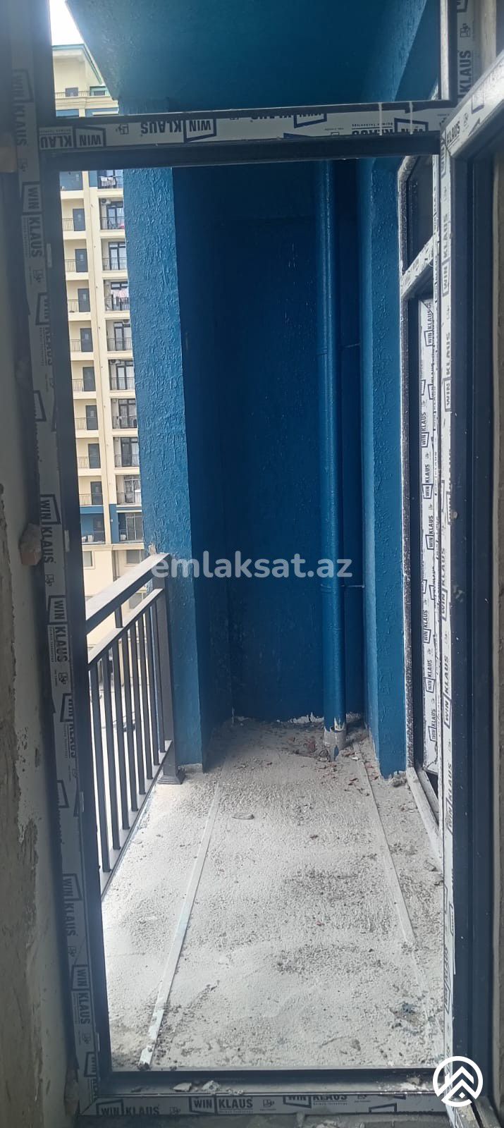 Satılır 1 otaq yeni tikili 44.3 m², İnşaatçılar metrosu — Mənzil, Bakı (6)