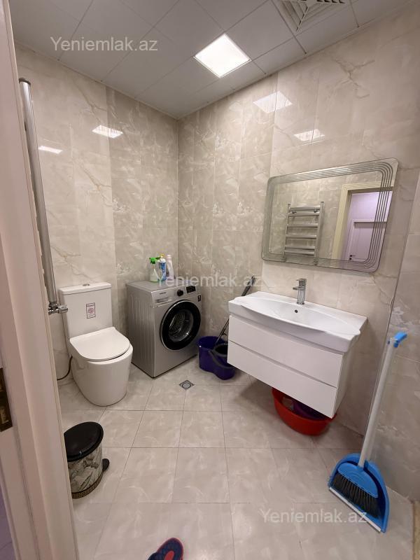 Kirayə 3 otaqlı Bina evi menzil (Yeni tikili), 95 m², Nəsimi rayonu — Mənzil, Bakı (8)