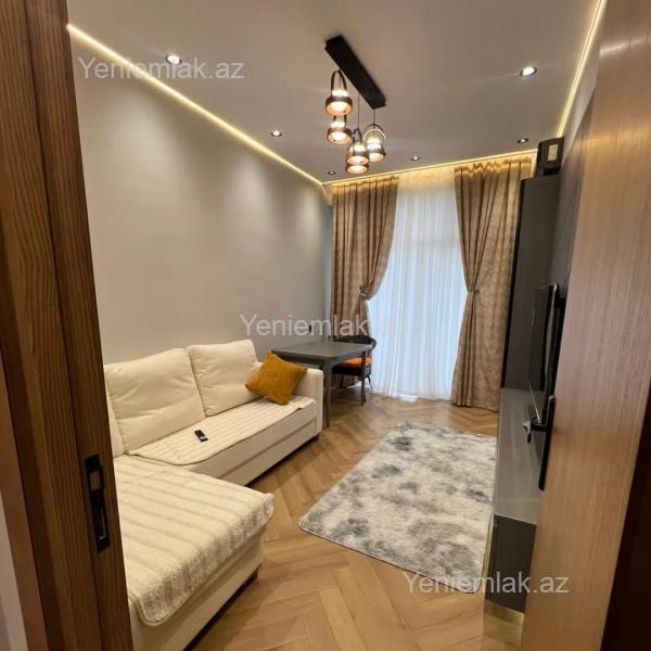 Kirayə 2 otaqlı Bina evi menzil (Yeni tikili), 65 m², Nərimanov rayonu — Mənzil, Bakı (2)