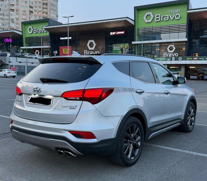 Hyundai Santa Fe, 3.3 L, 2017 il, 85 295 km — Avtomobillər, Bakı (5)
