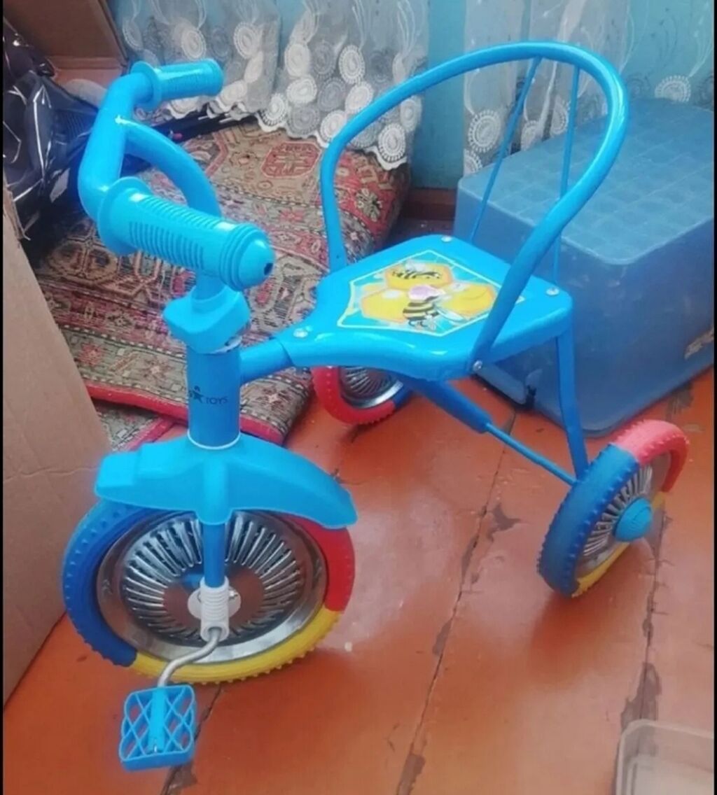 Uşaq üçtəkərli velosiped - Material: möhkəm metal çərçivə, plastik — Uşaq velosipedləri, Bakı