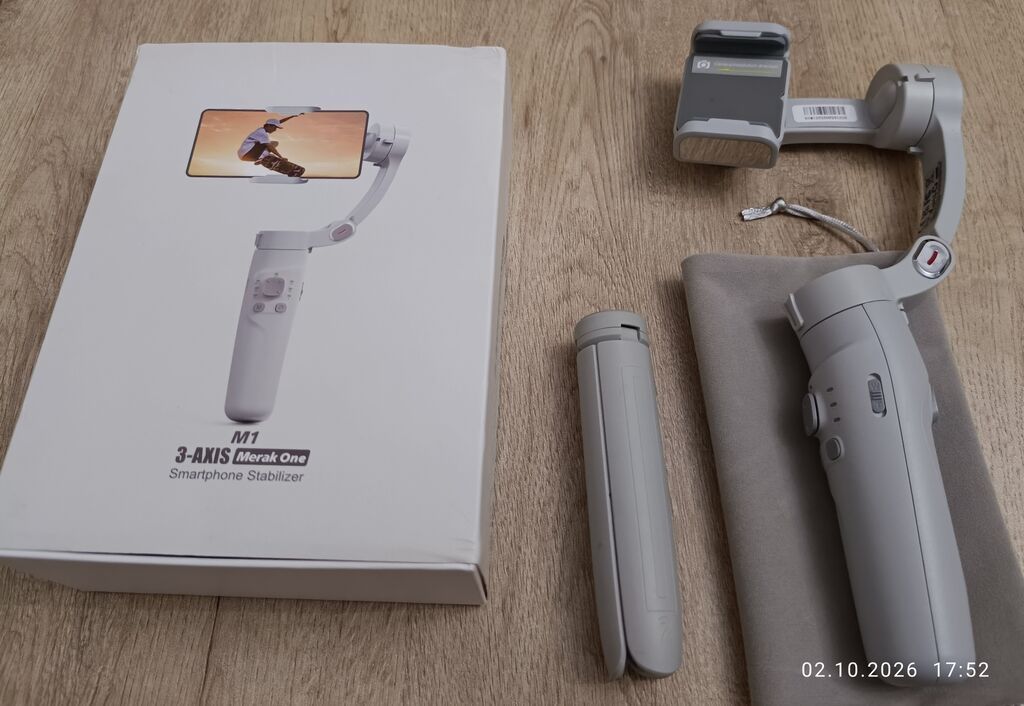 M1 Merak One 3-oxlu smartfon stabilizatoru Cüzi endirim edərəm. təzə — Tripod, steadicam, video işıq, Digah (4)