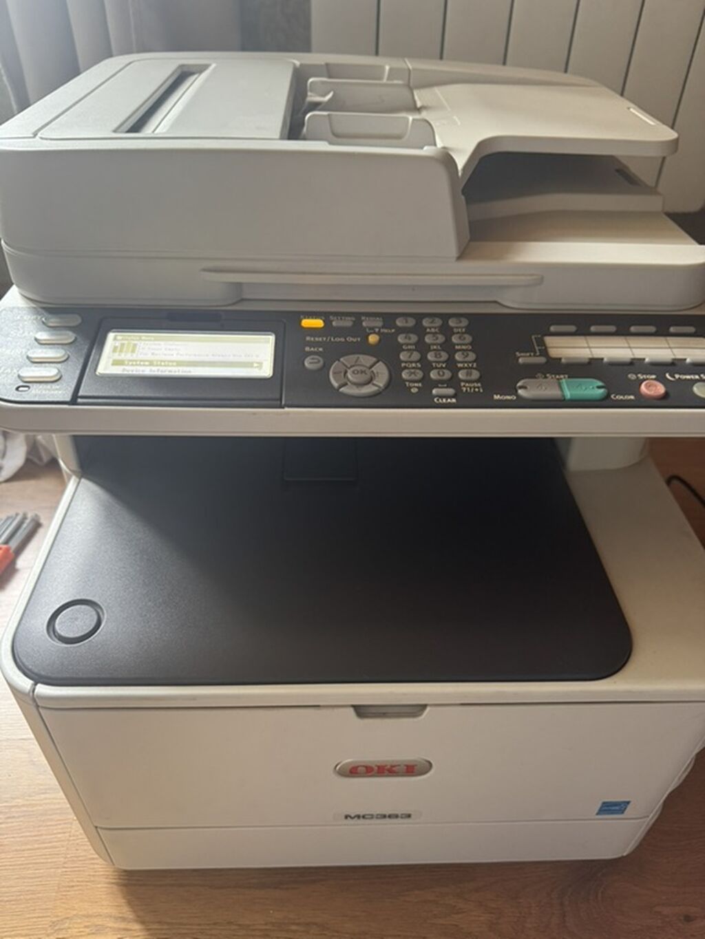 OKI MC363 çoxfunksiyalı rəngli lazer qurğu Sarı və qara rəngləri — Printerləri, Bakı (3)