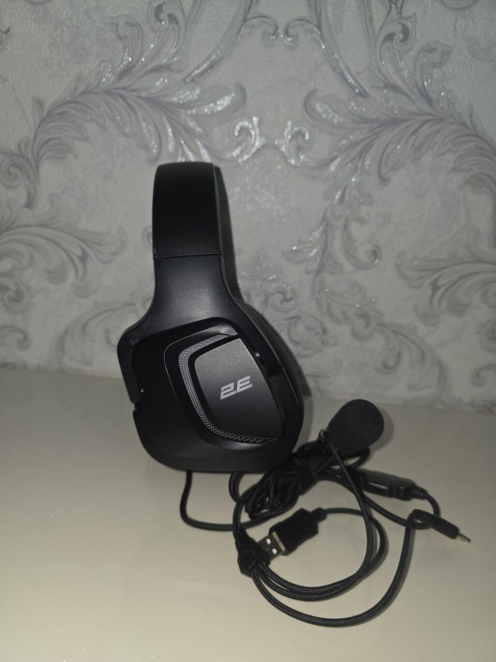 2E brendli oyun qulaqlığı və mikrofonlu headset - Tam ölçülü — Səs texnikası, Saray (2)