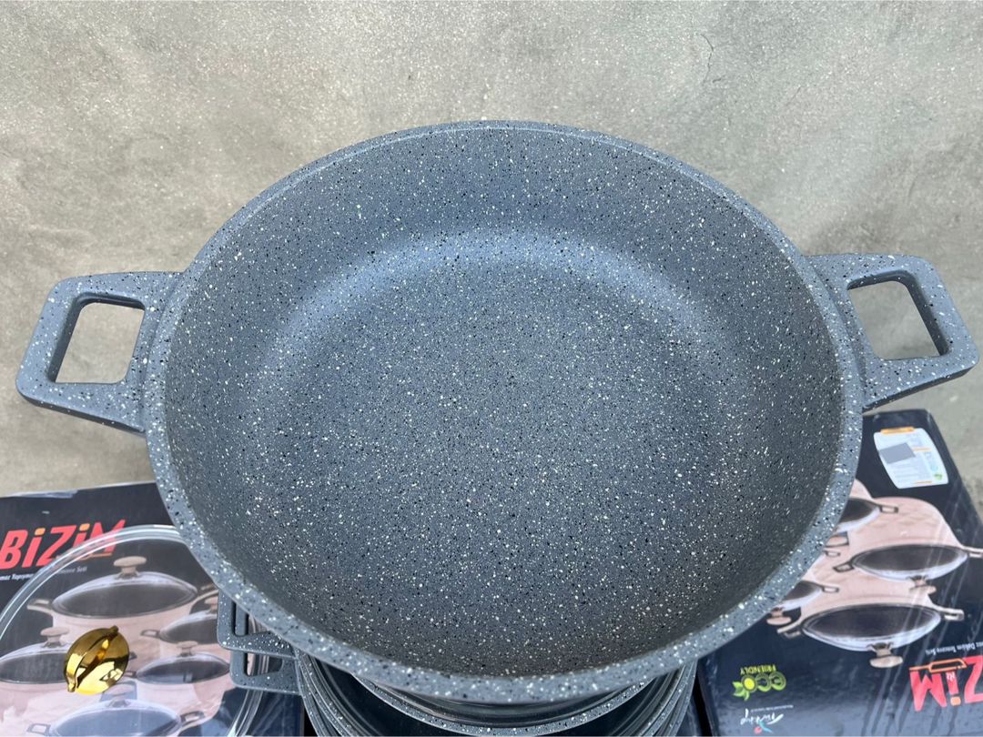 Yemək bişirmək üçün dəst SAAS-M-132139199, qranit 4 mm, boz, 10 parça — Mallar, Bakı (2)