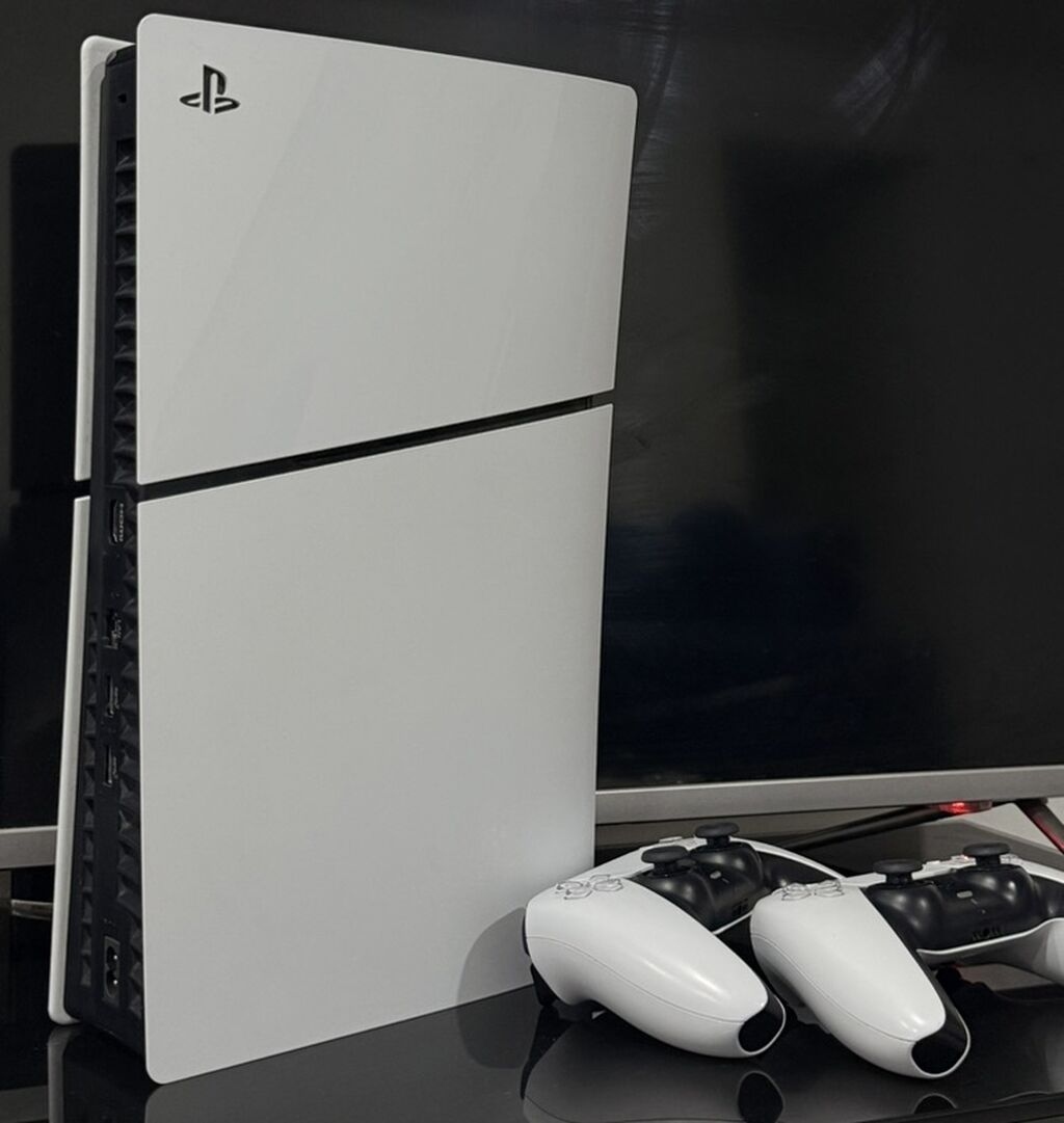PlayStation 5 oyun komplekti - Konsol: Sony PlayStation 5 (ağ/qara — Oyun konsolları, Bakı (3)