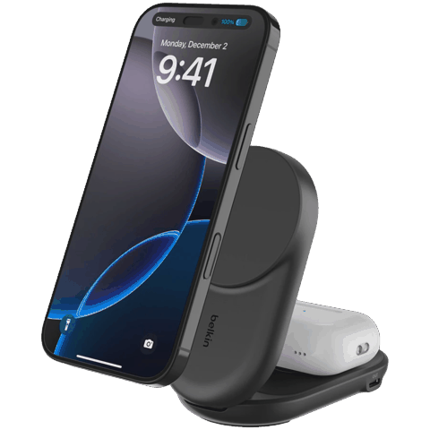 Simsiz enerji toplama cihazı Belkın UltraCharge Usb-c, 25 Vt, Qara — Zaryadlovchi qurilmalar