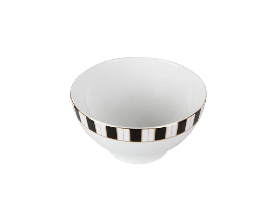 Kasa Porland Palms 04ALM005383, 16 sm, farfor, ağ/qara — Mallar, Bakı (2)