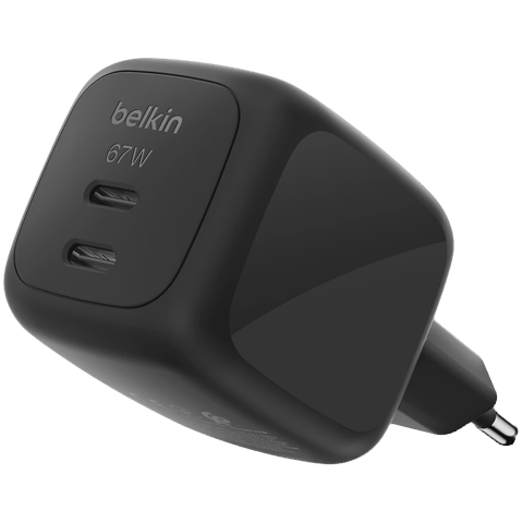 Qidalanma adapteri Belkın Usb-c, 67 Vt, Qara — Chargers