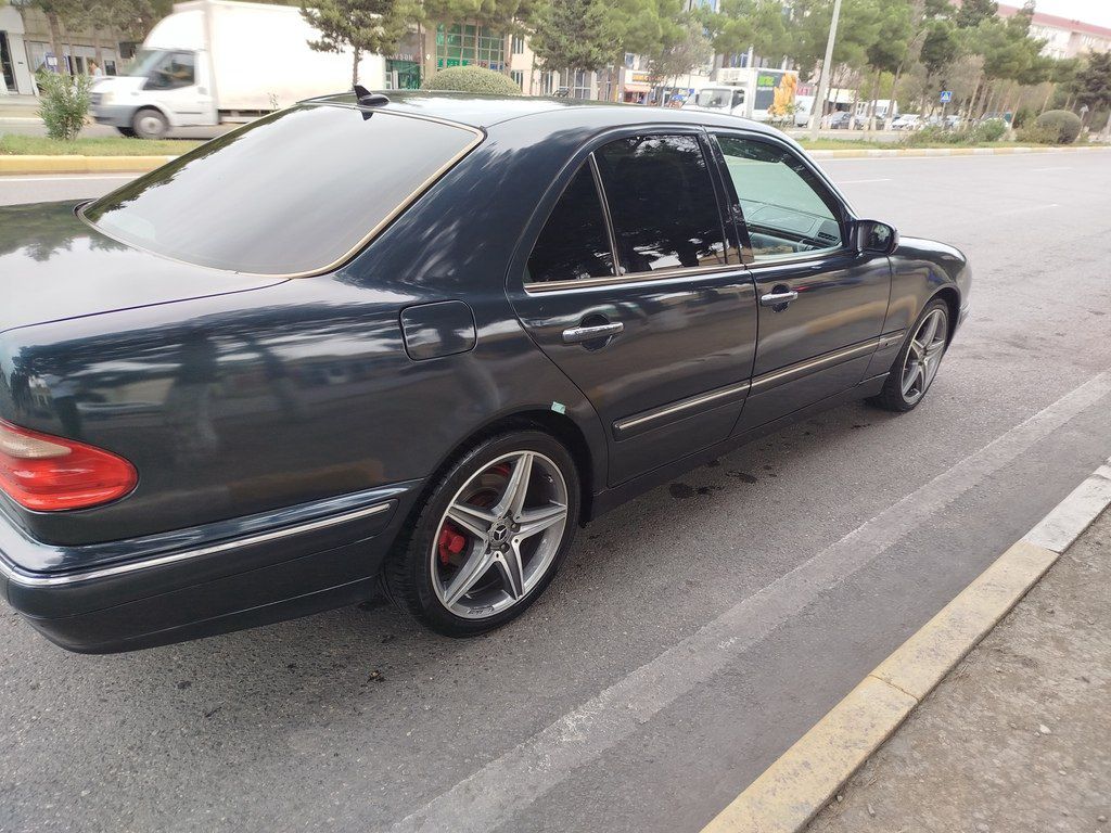 Mercedes E 270, 2.7 L, 2000 il, 489 535 km — Avtomobillər, Sumqayıt (7)