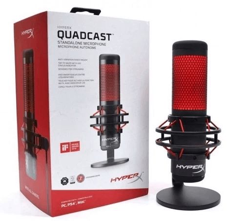Mikrofon HyperX QuadCast Black 4P5P6AA — Kompüterlər və noutbuklar, Bakı