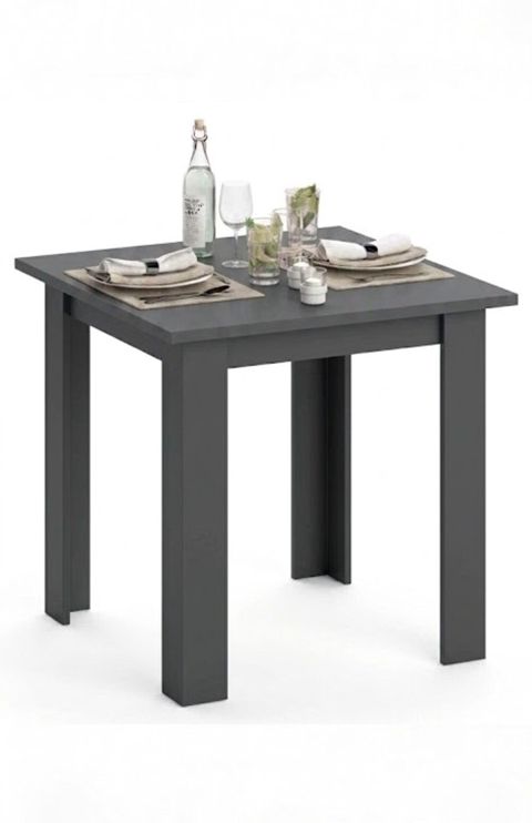Mətbəx üçün masa, laminat, antrasit, 80x80x75 sm — Bakı