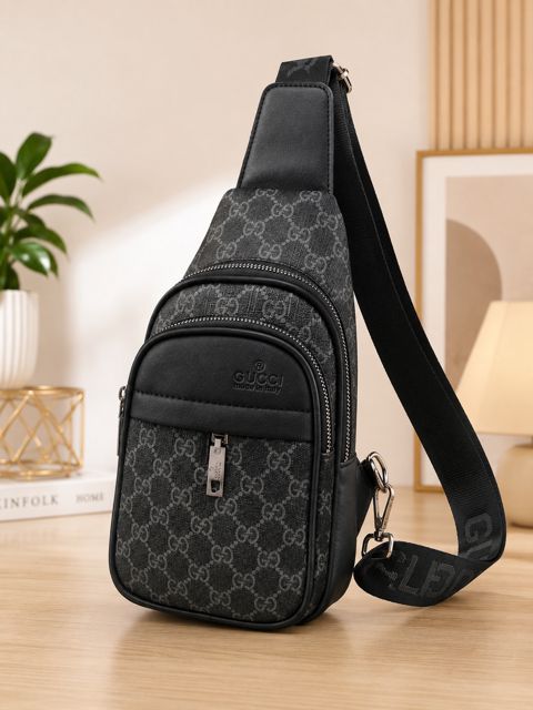Kross-bodi çanta, qara, poliester, 18х31 sm — Bakı