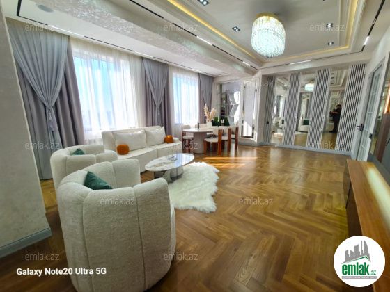 Satılır 4 otaqlı 186 m² yeni tikili Nizami r — Mənzil (4)