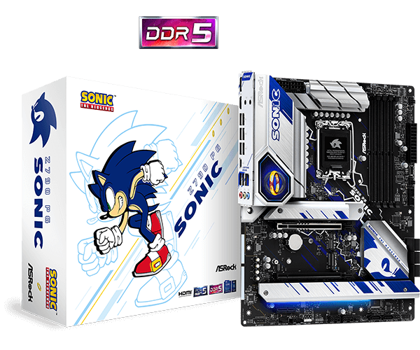 AsRock, Z790 PG Sonıc, LGA 1700, DDR5, 192gb, 4800mhz, ATX, 0, 1, 1, 5, 8, 2x8pin 90-MXBKF0-A0UAYZ — Ana platalar, Bakı