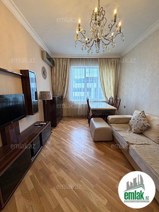 İcarəyə verilir 2 otaqlı 60 m² yeni tikili Şah İsmayıl Xətai m — Mənzil (2)