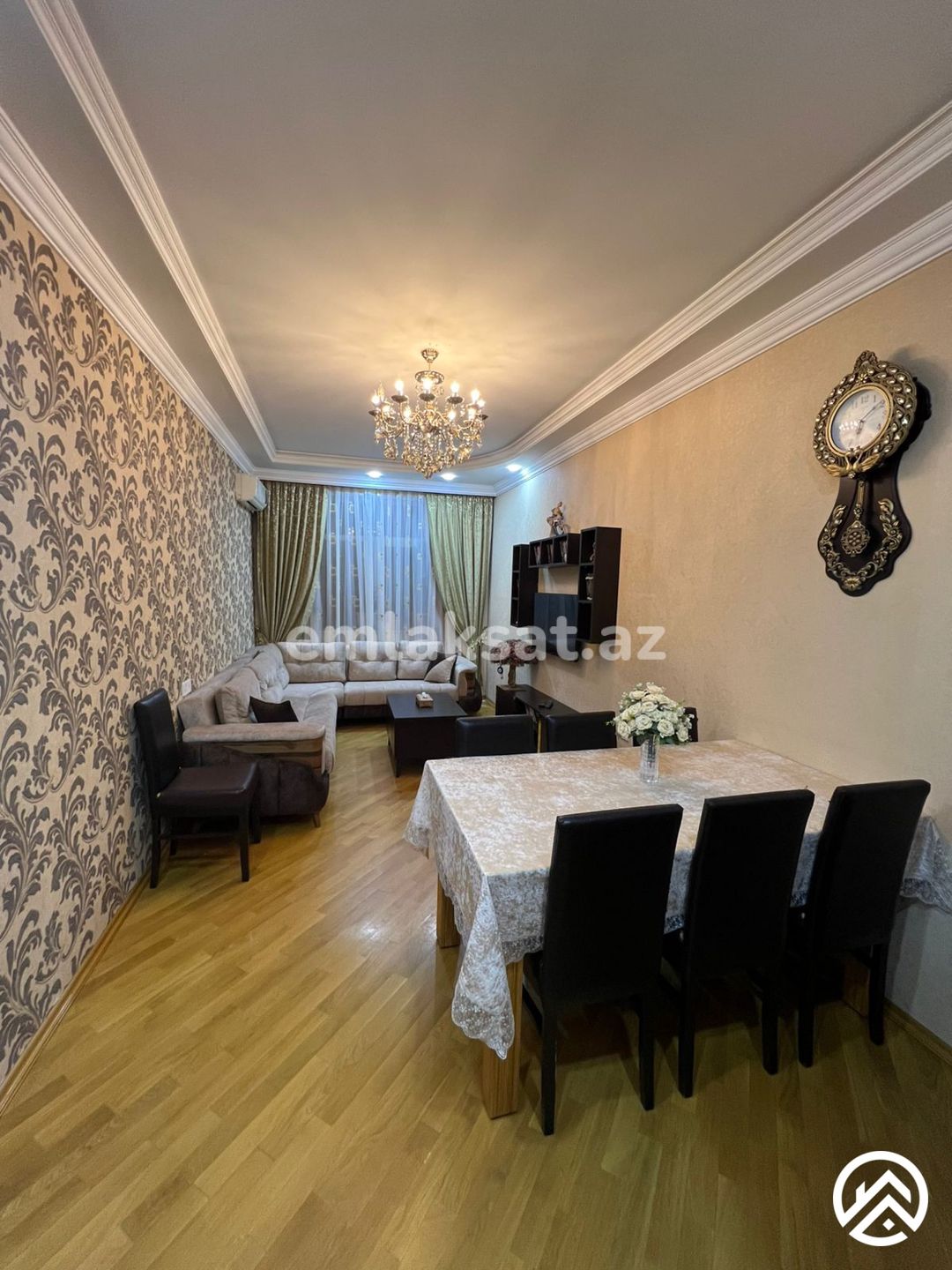 Satılır 4 otaq yeni tikili 140 m², İnşaatçılar metrosu — Mənzil, Bakı (3)
