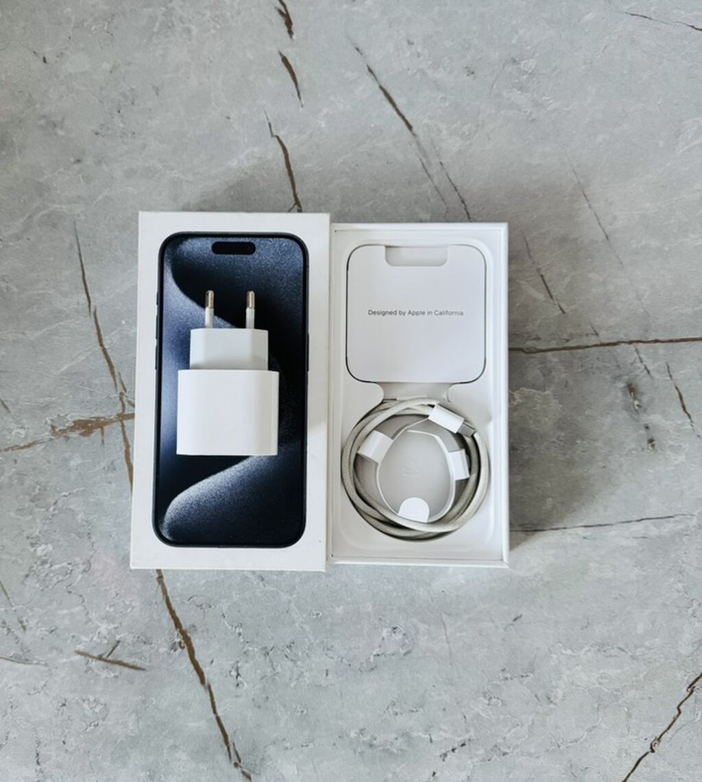 IPhone 15 Pro, 256 GB, Blue Titanium, Face ID — Apple iPhone, Sumqayıt (2)