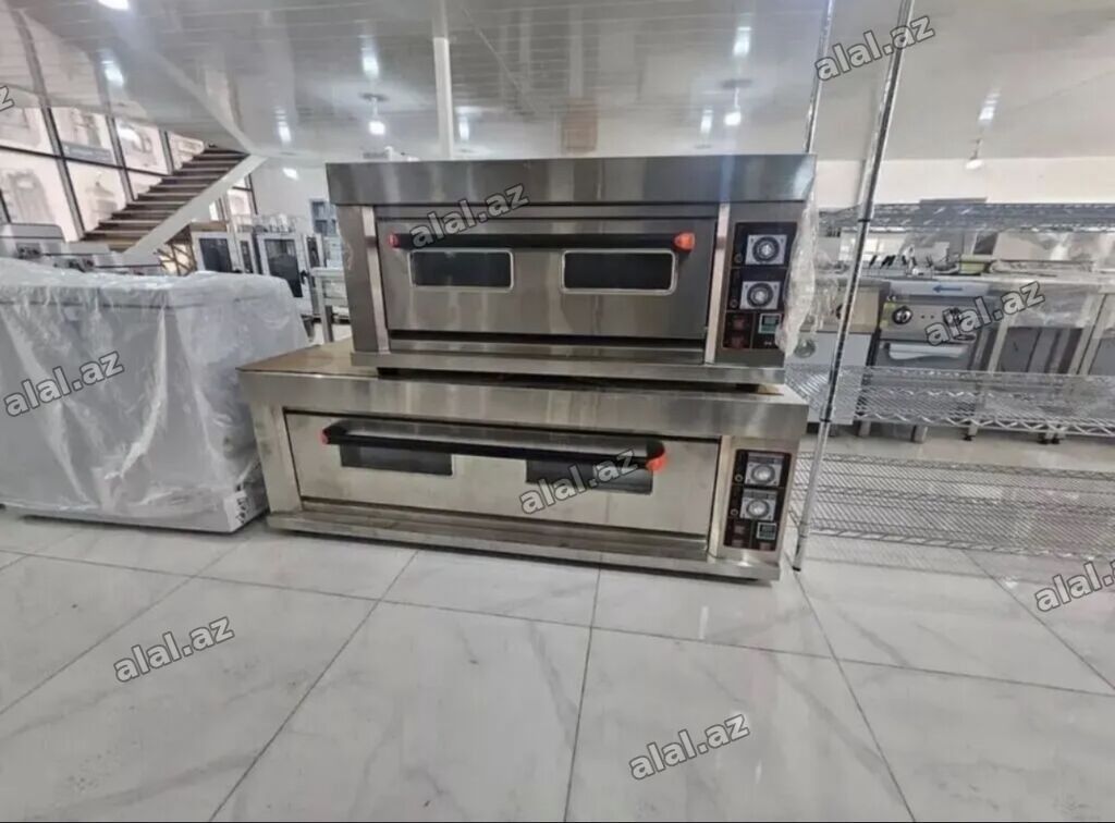 Elektrik soba, Çörək, Şirniyyat üçün, Pizza, 3 mərtəbəli, Yeni — Biznes və avadanlıq, Bakı (3)