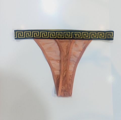 Qadınlar üçün strinq, poliamid/spandeks/mikrofiber, açıq çəhrayı, ölçü L — Bakı