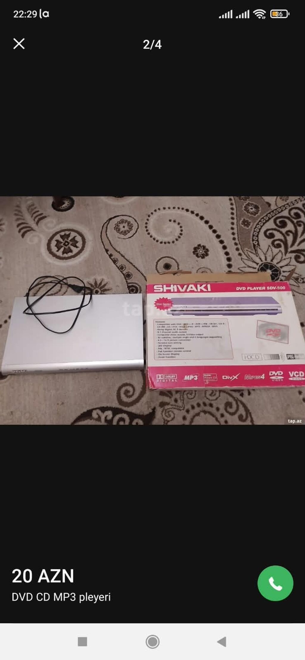 İşlənmiş — DVD pleyer, Bakı (2)