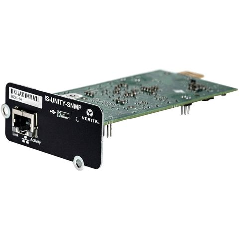 Ünsiyyət kartı Vertiv IntelliSlot Unity card enables SNMP/Web and Lıfe communication on GXE3, GXT3, GXT4, NXC, EXS and ITA2 Is-unıty-snmp — Bakı