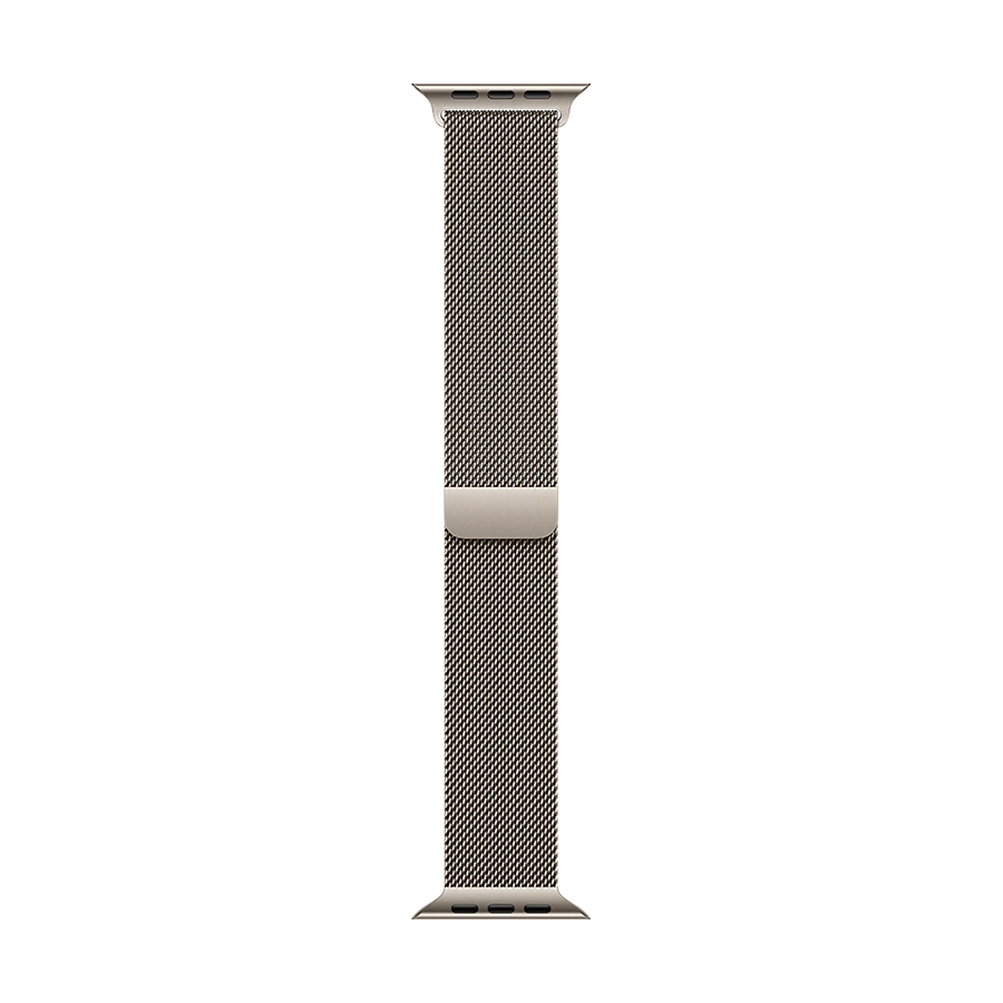 Kəmər Apple Milanese Loop, Apple Watch üçün, 44/45/46/49 mm, S/M, Natural — Ağıllı saatlar, Bakı (2)