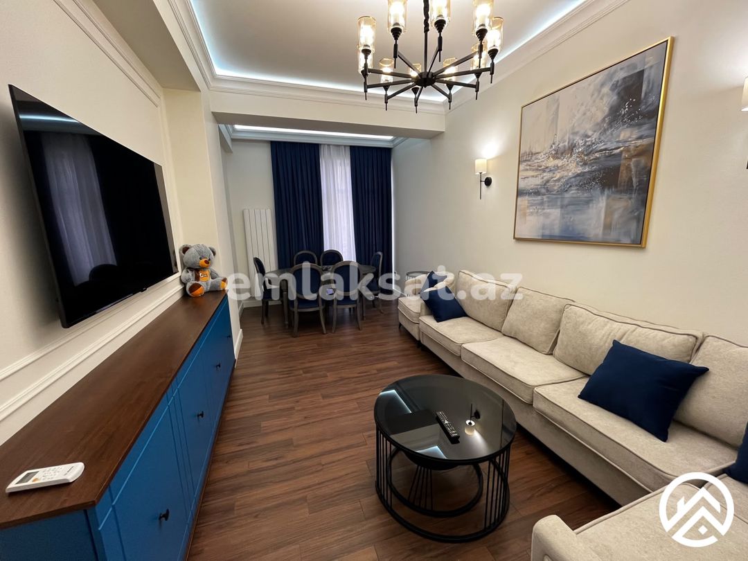 Kirayə (aylıq) 3 otaq yeni tikili 120 m², Nəsimi — Mənzil, Bakı