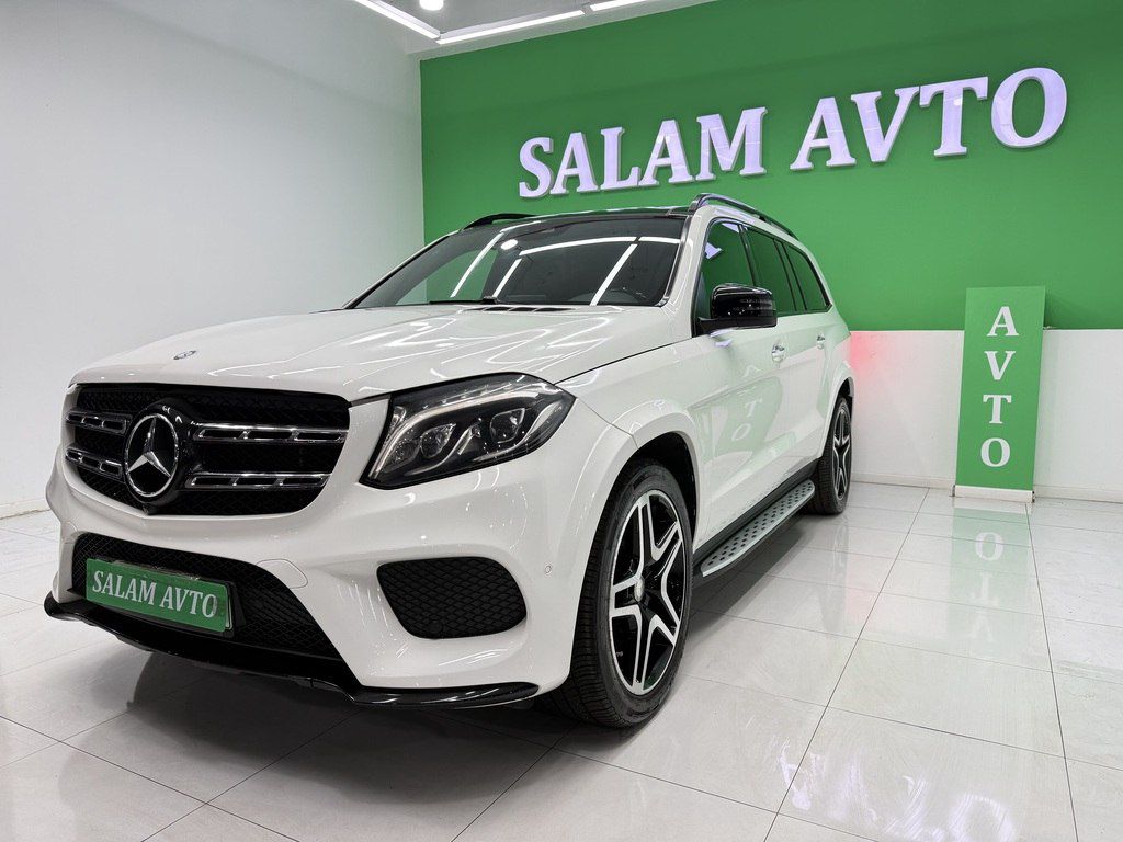 Mercedes GLS 400 4MATIC, 3.0 L, 2016 il, 195 300 km — Avtomobillər, Bakı (3)