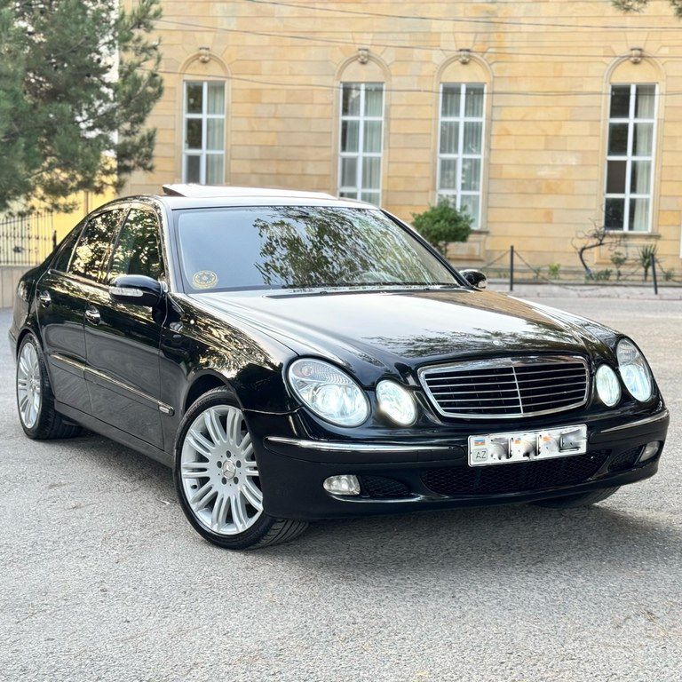 Mercedes E 320, 3.2 L, 2002 il, 320 000 km — Avtomobillər, Bakı (5)