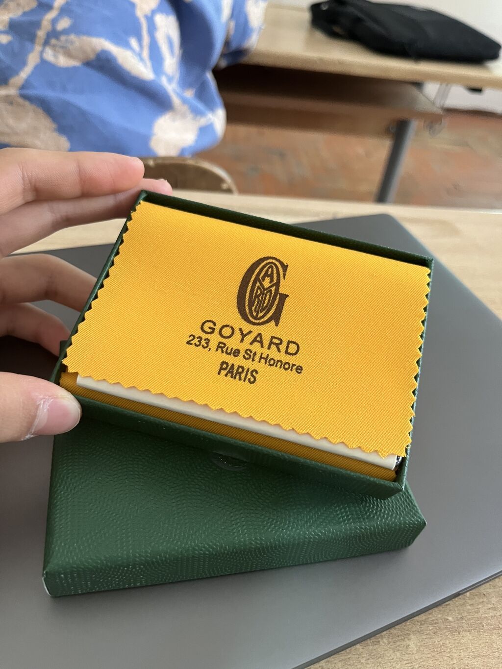 Goyard kartlıq – Paris - Model: Goyard kartlıq (card holder) — Cüzdanlar və vizit kartlıqları, Bakı (4)