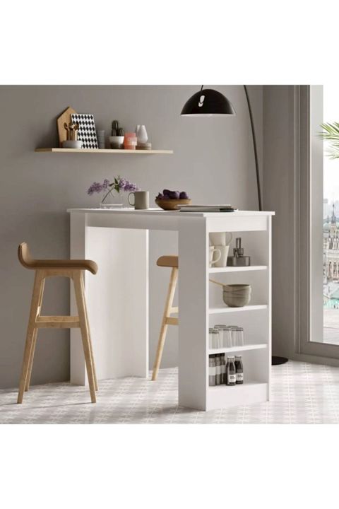 Bar dayağı Linde 12115584, Ldsp, ağ, 120x47x101 sm — Bakı