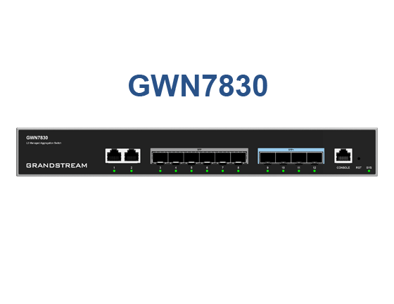 Grandstream GWN7830 Layer 3 Managed Network Switch 6x SFP, 4x SFP+ 2x GbE — Kommutatorlar və marşrutlayıcılar, Bakı